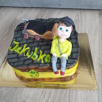 skateboard cake