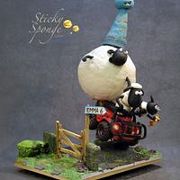 Shaun the sheep cake