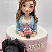 Photographer cake