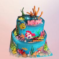 Little Mermaid cake
