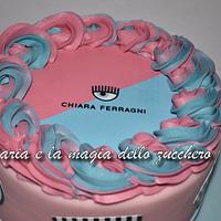 Chiara Ferragni themed cake
