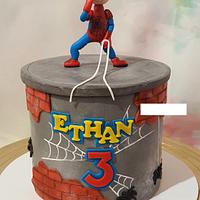 Spiderman cake