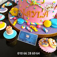 Candyland Cake & Cupcakes