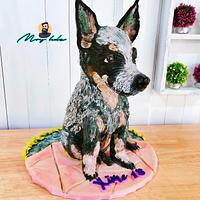 Dog 3D cake 🍫 