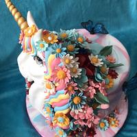 Sweet unicorn cake