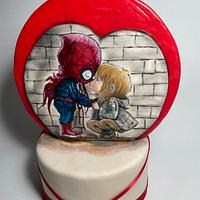 Spider Love Cake 