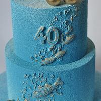  Birthday cake for fishermen