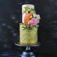Flower cake Flower cake