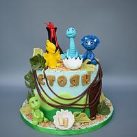Dinosaurs cake for Tani