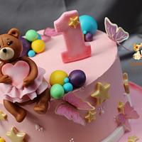 Teddy bear cake