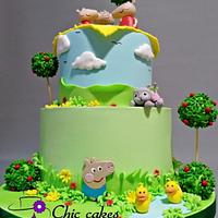 Peppa Pig cake