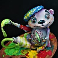Artist Bear - Teddy Bear Challenge