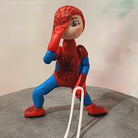 Spiderman cake