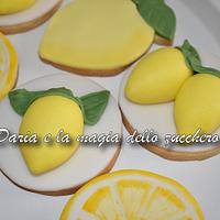 Lemon fondant cookies