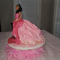 Barbie Ball Gown cake