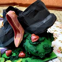 Birthday Chocolate sculpture cake