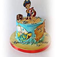 Santiago of the Seas themed cake