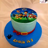 " Paw Patrol cake"