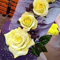 Torta "Rosas Amarillas" 