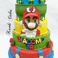 Super Mario cake Birthday 