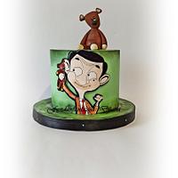 Mr. Bean themed cake