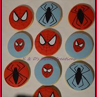Spiderman cookies