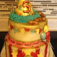 MaddieCake circus cake