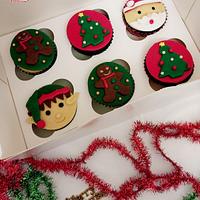 "Christmas cupcakes"