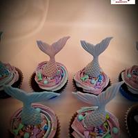 "Mermaid cupcakes"