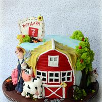 Farm yard cake