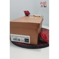 Christian Louboutin Shoe box cake