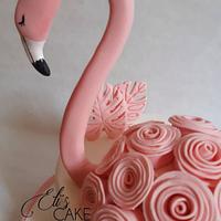 Flamingo Cake