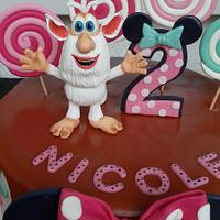 Booba and Minnie cake