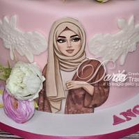 Hijab cake