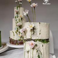  Wedding cake set in natural style