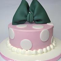 Minnie style cake 