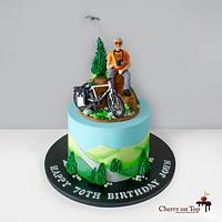   Bicycle rider's cake! 