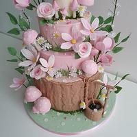 "Little Fairy's garden" cake