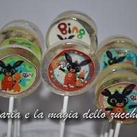 Bing Bunny lollipops