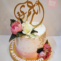 Romantic cream Cake
