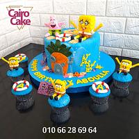 SpongeBob Cake & Cupcakes