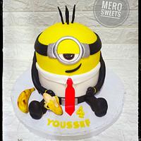 My minion cake .. my banana