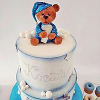 Teddy bear - Decorated Cake by Fondantfantasy - CakesDecor