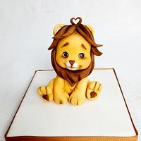 cake with jungle animals nº1