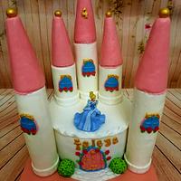 "Cindrella Castle cake"