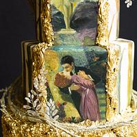 Art Nouveau Meets Cake Artist Collab, “Secret Garden”