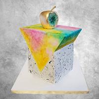 Stone effect cake 