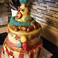 MaddieCake circus cake