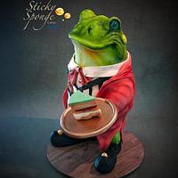Frog butler cake