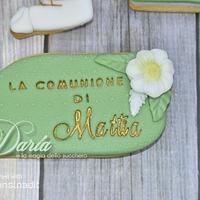 First communion cookies